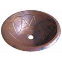 Copper Sink Round Star